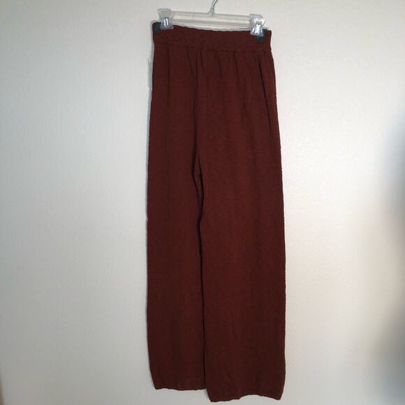 INC International Concepts Cotton Wide-Leg Sweater Pants In Deep Sienna -XXL - Picture 2 of 5